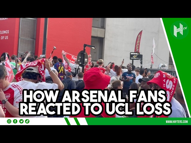 Arsenal fans SUPPORT team after PSG Champions League loss