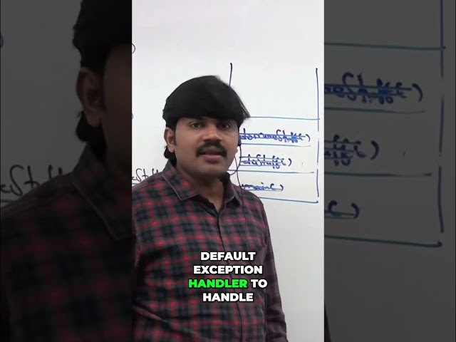 JVM Exception Handling: Default Handler Explained Simply #shorts