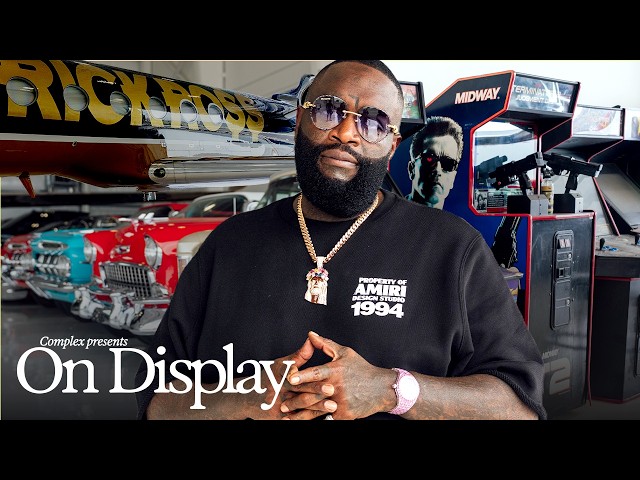 Rick Ross Shows Off $50 Million Private Jet Hangar, BMX Bikes, Arcade and Classic Cars | On Display