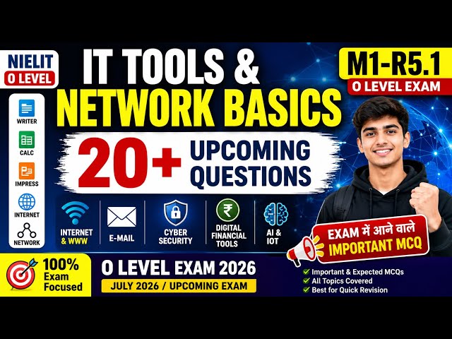 IT Tools & Network Basics M1-R5: 20+ Likely O Level Exam Questions #m1r5 #olevel