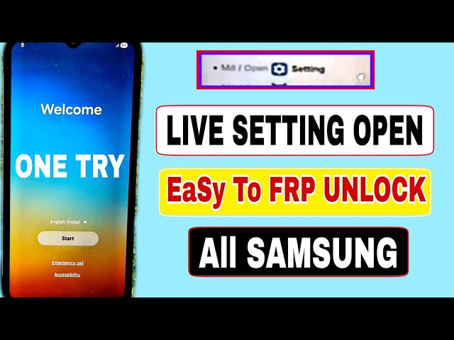 With FRP Lock Samsung Setting Open💯% All Samsung Frp Bypass 2026 Android 13/14/15/16 | June Security
