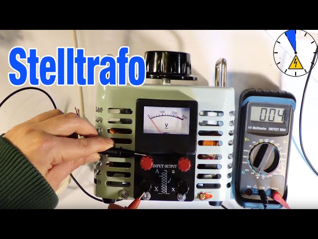 Wie funktioniert ein Stelltrafo? Dieser kann bis 260V!!!