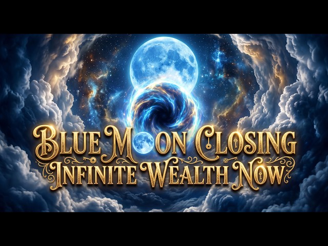 FINAL HOURS: The Blue Moon Portal Closes Tonight, Manifest Infinite Wealth & Prosperity Now
