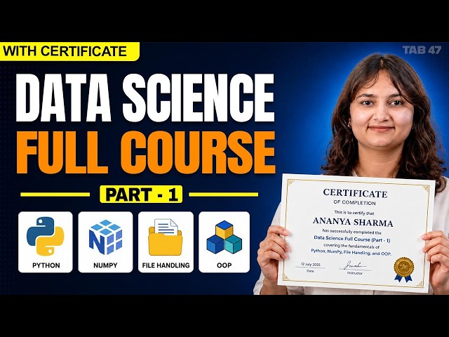 Data Science Full Course 2026 FREE | Learn Data Science (With Certificate) | upGrad