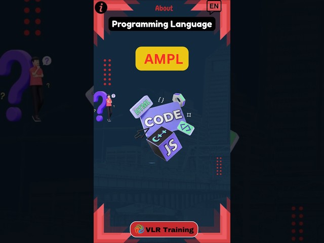 About AMPL programming language