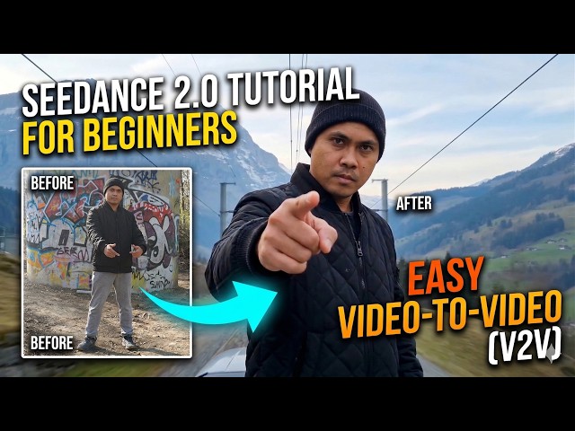 Easy Seedance 2.0 & 2.5 Video-to-Video (V2V) Tutorial!