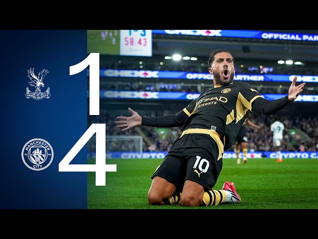 Crystal Palace 1-4 Man City | Highlights as Cherki and Haaland score twice in South London! 