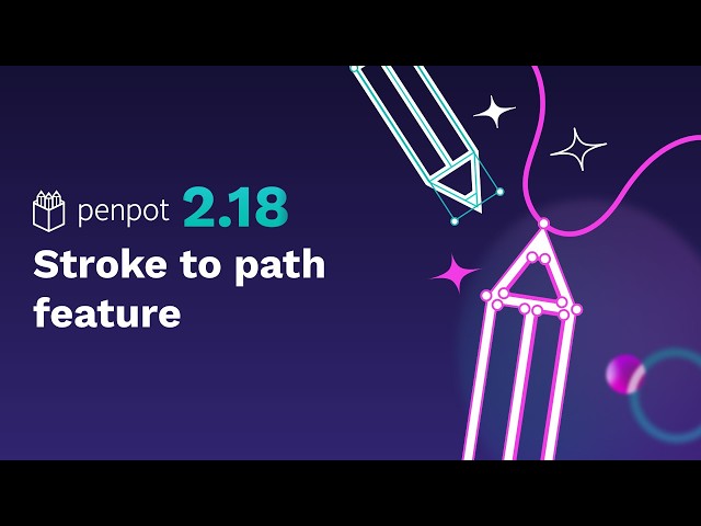 Turn any stroke into an editable path in Penpot