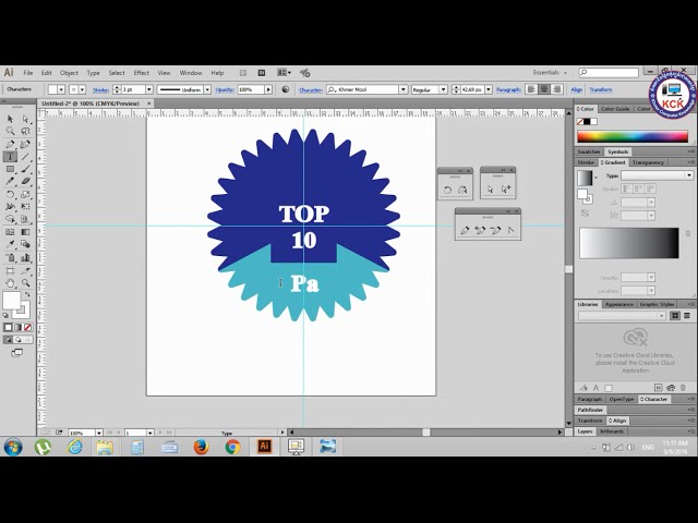 33. Adobe Illustrator Tutorials: Top 10 Parks - Khmer Computer Knowledge