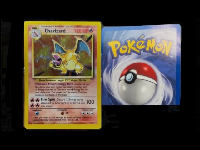 Can we fix this creased back base set Charizard Pokémon Card!!
