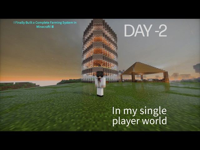 I Finally Built a Complete Farming System in Minecraft! 🌾