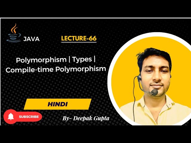Core Java part66 : Polymorphism in Java Explained | Types & Compile-Time Polymorphism #java