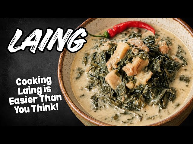 Authentic Filipino Laing (Super Creamy!)