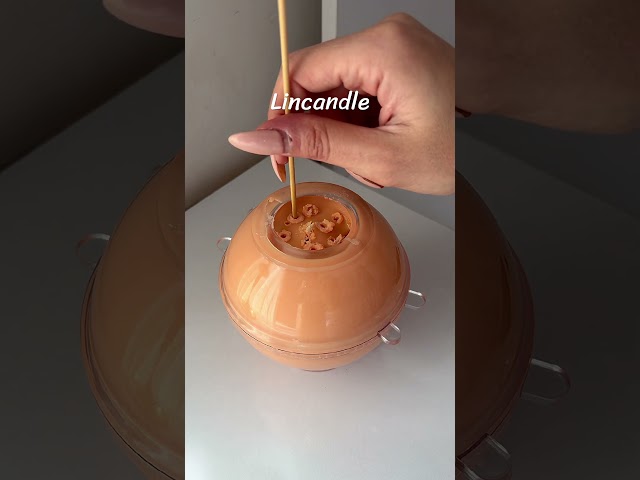 The Most Satisfying Sphere Candle Making 🕯️ | DIY Aesthetic Decor