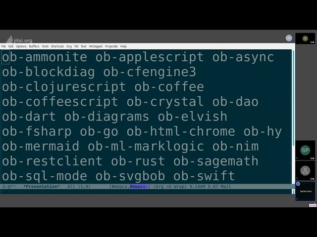EmacsConf 2019 - 02 - Emacs Community Update - Sacha Chua (sachac)