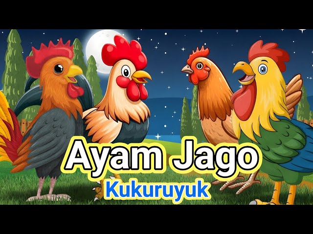 Children's Songs 🇮🇩 Cock-a-doodle-doo | Rooster Crowing | Very Viral Kids & Toddler Songs