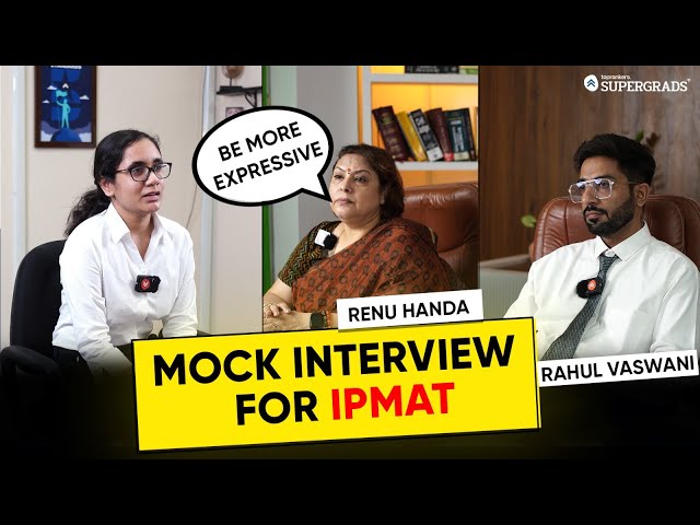 Mock Interview for IPMAT Exams 🔥| IPMAT 2026 Interview Strategy & Tips | IPMAT Interview Prep Tips