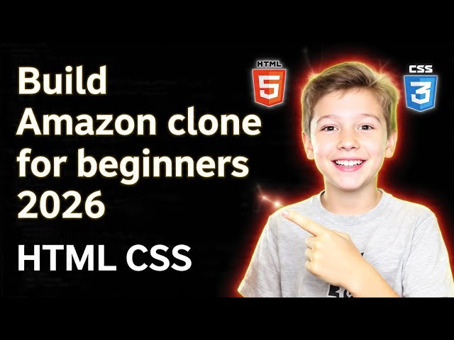How to build Amazon Website Using HTML CSS Step by step tutorial #coding #webdevelopment