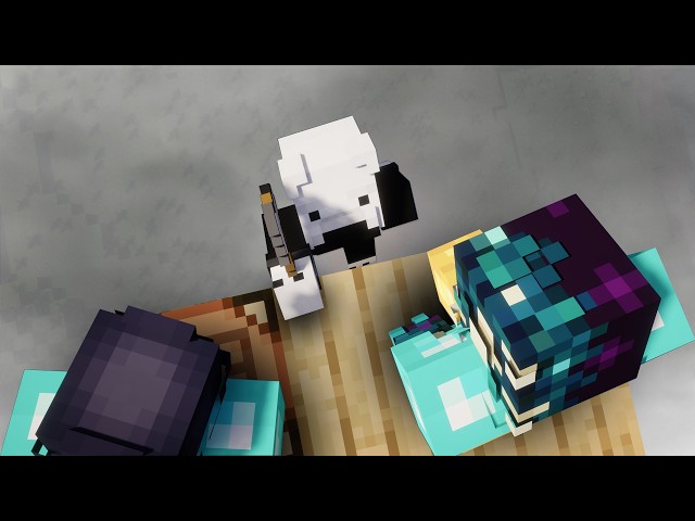 Minecraft Speedrunner VS 2 Hunters