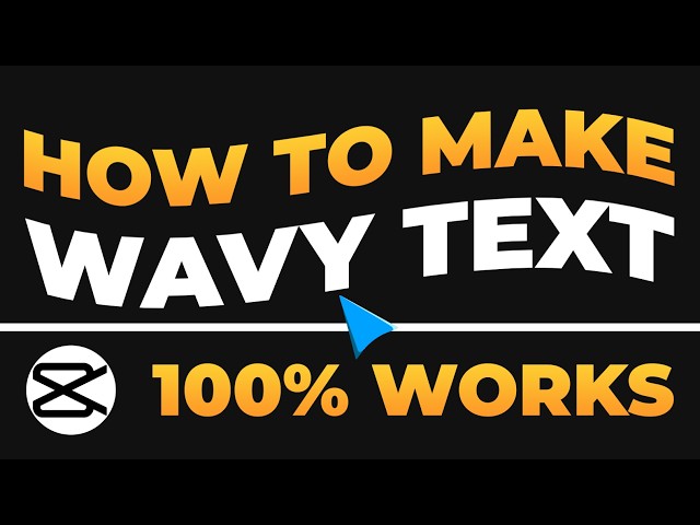 How To Make Wavy Text in CapCut (𝟮𝟬𝟮𝟲) | 100% WORKS | NO Yapping, To The Point! | FAST & EASY