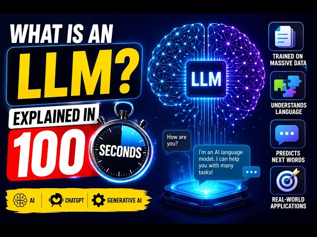 What is an LLM? Explained in 100 Seconds