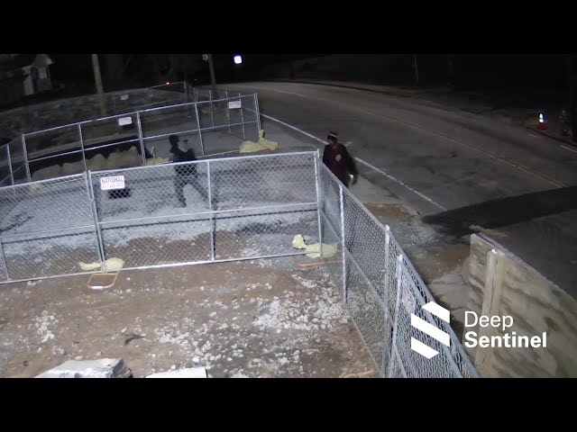 Construction Site Security Cameras in Action