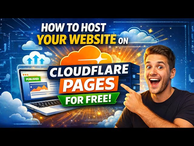How to Host Your Website on Cloudflare Pages for FREE | Step-by-Step Tutorial