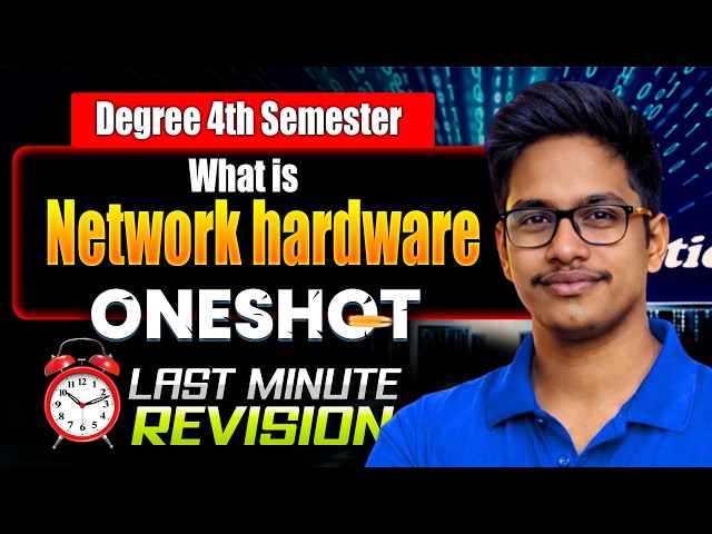 What is Network hardware and Its Types | Degree 4th Sem Computer Science Important Questions