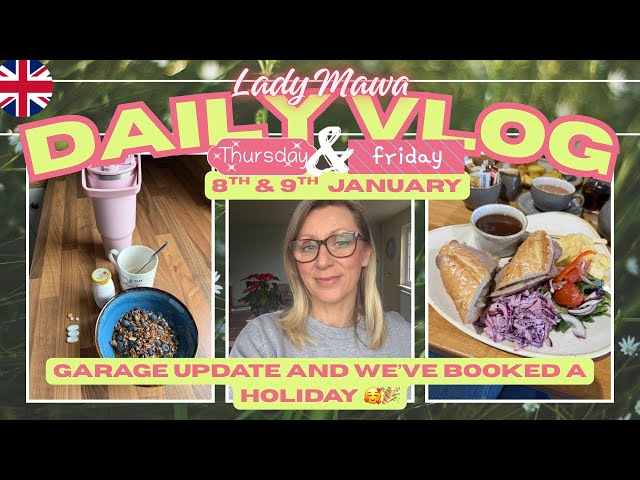 DAILY VLOG: 8th & 9th Jan - we’ve booked a  cruise …. In 2 weeks time!!