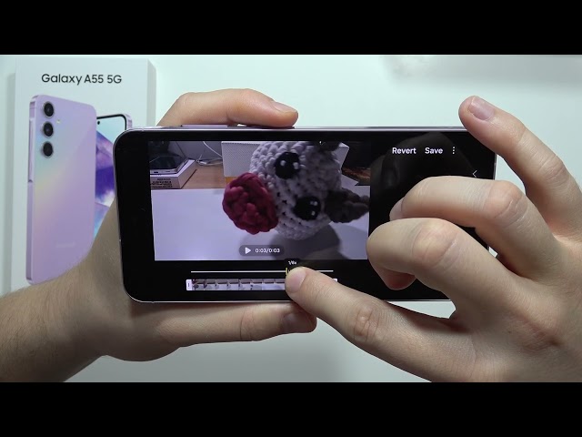 How to Edit Slow Motion Videos on SAMSUNG Galaxy A55 5G?