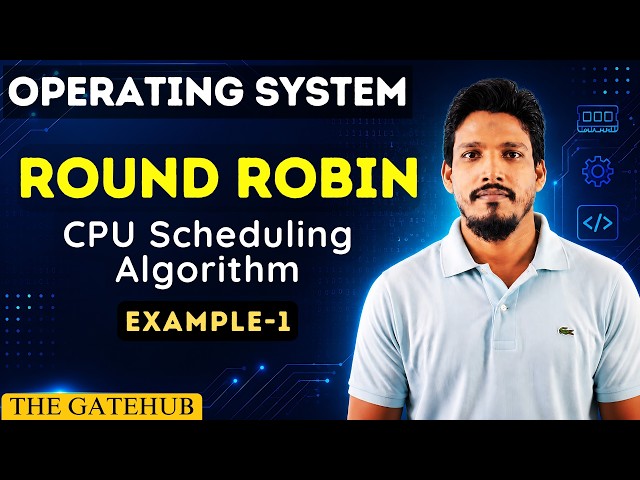 Round Robin CPU Scheduling Algorithm || Solved  Example 1 || Operating System