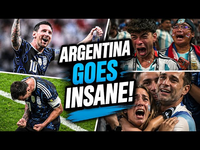 🤯 Crazy Full-Time Reactions as Messi Carries Argentina to the World Cup Final! 🐐🔥