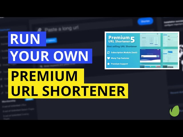 Premium URL Shortener PHP Script - Installation & Review