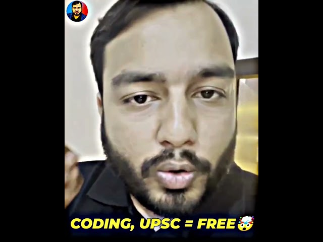 Upsc And coding You Can Learn For Free Through Pw || Alakh Pandey || #pw #shorts #alakhpandey