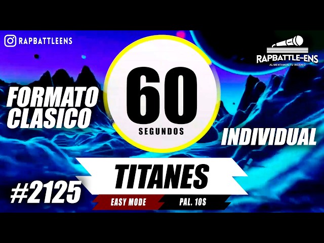 🎤 Formato FMS Individual 🔥 Base de Rap Para Improvisar Con Palabras | ENTRENAMIENTO FMS #2125