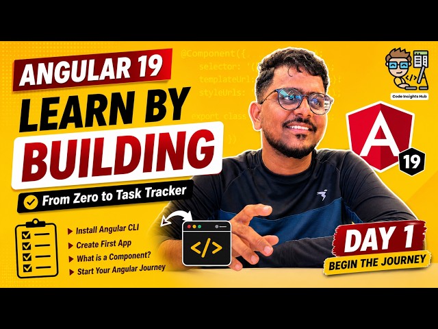 Angular for .NET Developers | Day 1 - Install Angular CLI & Build Your First App