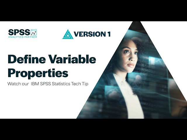 Define Variable Properties in IBM SPSS Statistics
