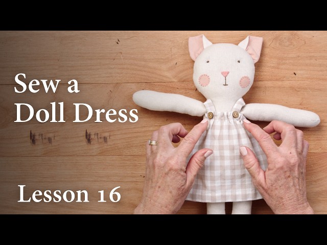 Hand-Sewn Doll Dress Tutorial (Beginner Friendly)