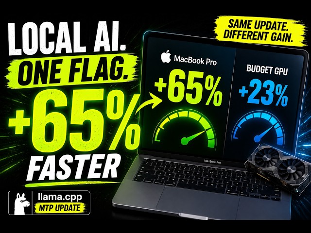 One llama.cpp Update Made Local AI 65% Faster