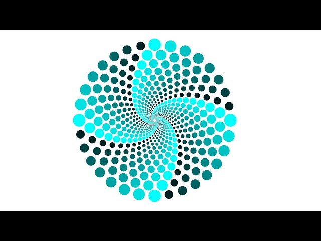 Dotted spiral 3D design in Coreldraw | Coreldraw tutorial | Graphic design | Use of Blend tool