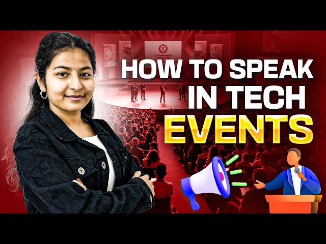 How to Speak at Tech Events with Confidence | Complete Public Speaking Guide for Techie | PythonLife