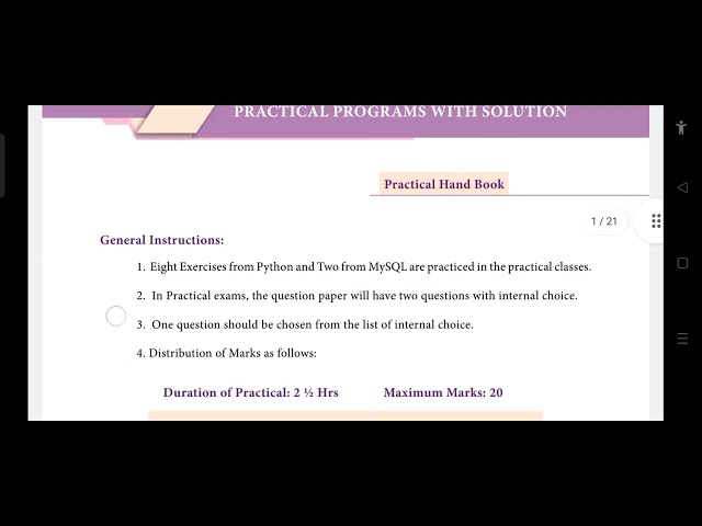 12th Standard Computer Science Practical Manual practical Hand book pdf link English Medium