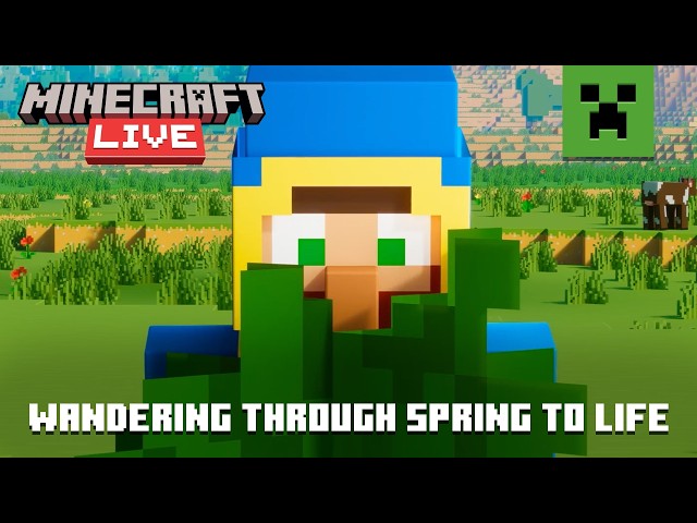 Minecraft LIVE – March 2025: A Wandering Trader Springs to Life!