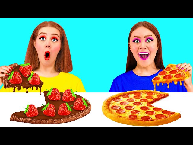 Desafío de Decoración de Pizza | Batalla Comestible por PaRaRa Challenge