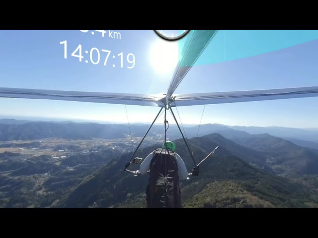 高岡エリアハンググライダーVR180映像 2025.11.23 Atos-VRS light ノーカット版