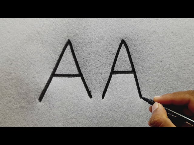 How To Draw Cute Insect And Cat From Letter AA | Drawing Pictures Easily | Easy Art Ideas 