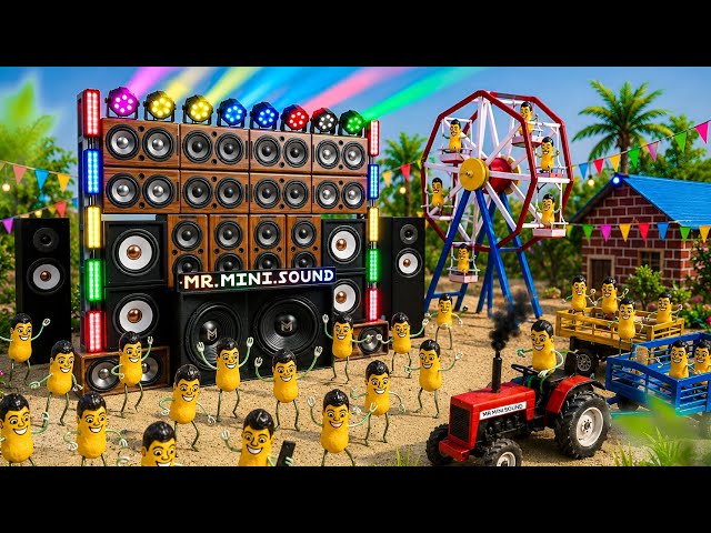 How to make a Mini DJ Stage Setup at home | Cardboard DJ Box Setup (Step by Step) DJ vehicle setup