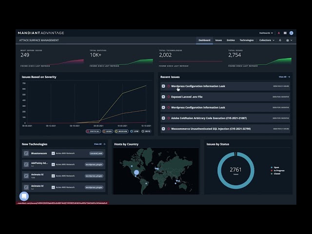 Mandiant Advantage Attack Surface Management Demo