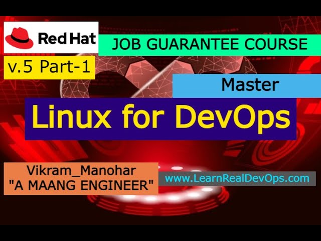 Linux for DevOps (RedHat) || Video-5 || Part-1 || LearnRealDevops.com
