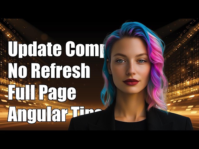 How to Update a Component without refreshing full page - Angular